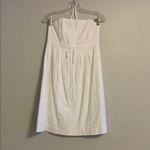 Lily Pulitzer Strapless White Dress
